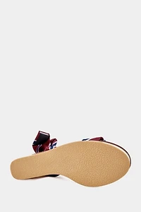 Azalea Wang Wynn Cut-Out Tie Up Wedge