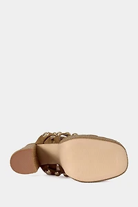 Azalea Wang Yara Platform Studded Sandal