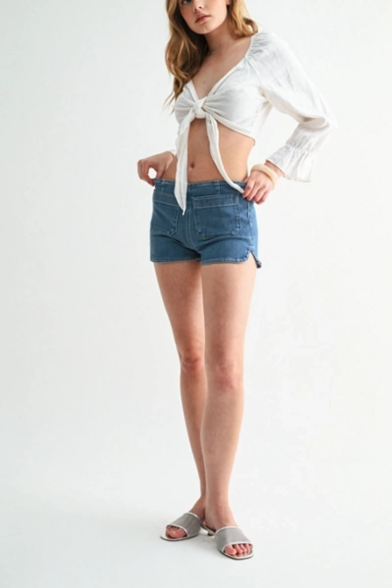 Jemina Denim The Sunday Patch Pocket Short