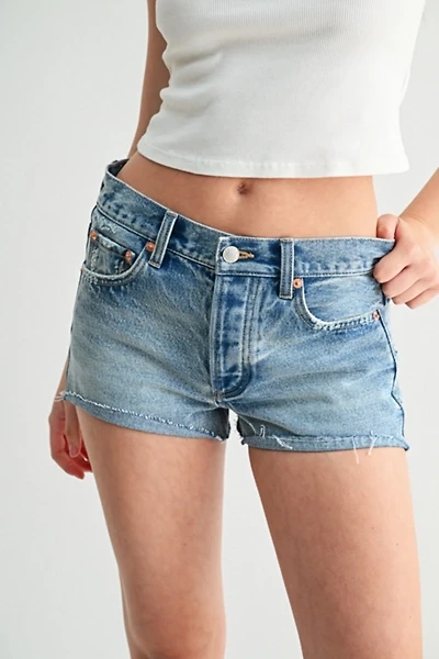 Jemina Denim Mid-Rise Cutoff Shorts