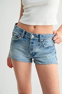 Jemina Denim Mid-Rise Cutoff Shorts