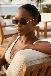 Fifth & Ninth Voss Rectangle Sunglasses