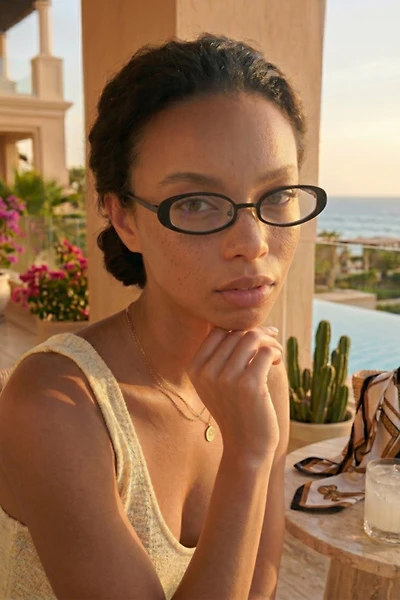Fifth & Ninth Kylie Oval Blue Light Blocking Glasses