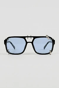 Fifth & Ninth Darcy Aviator Pierced Sunglasses