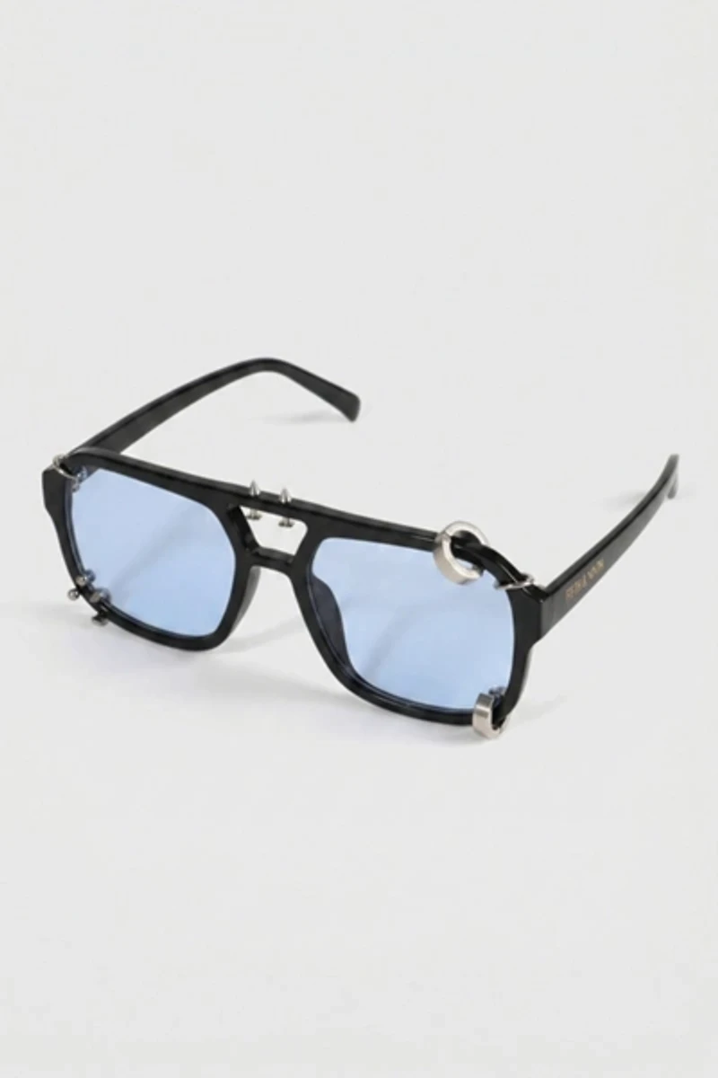 Fifth & Ninth Darcy Aviator Pierced Sunglasses
