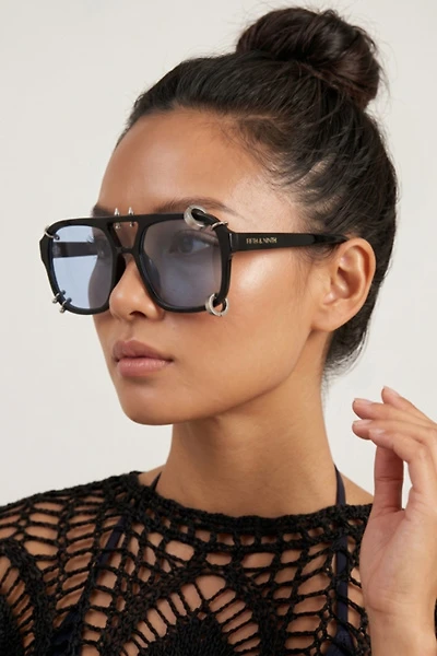 Fifth & Ninth Darcy Aviator Pierced Sunglasses