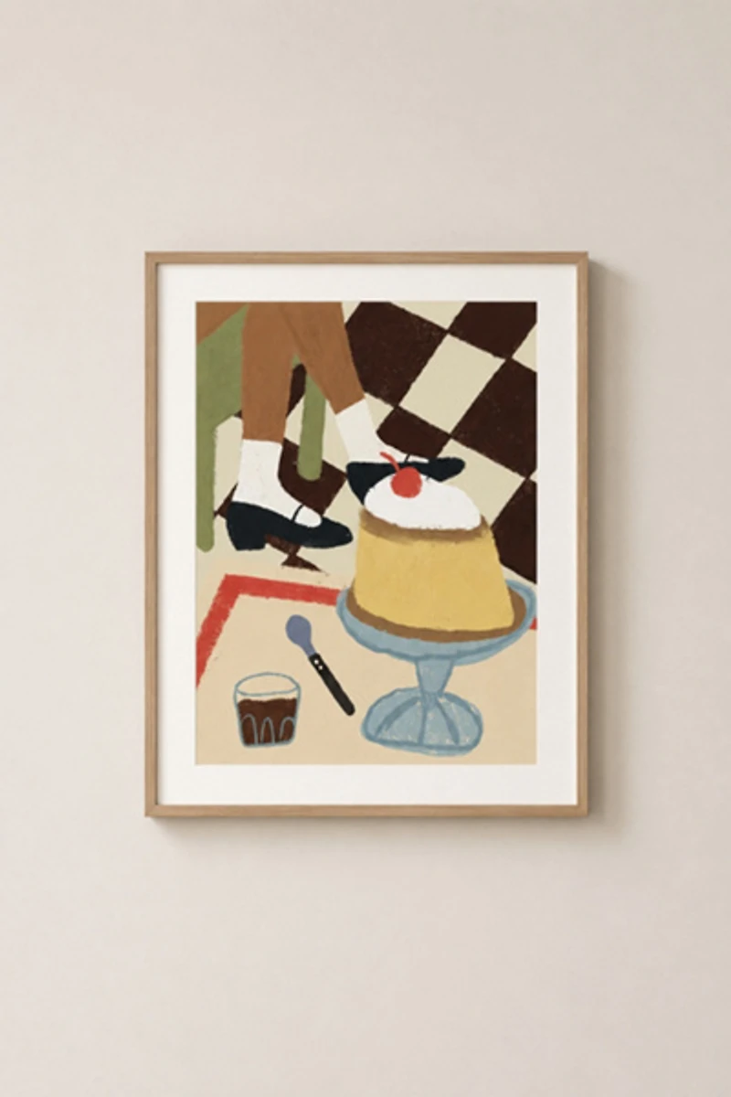 hiabbyhi Club Flan Art Print