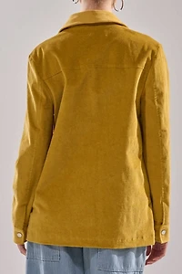 Azalea Wang Geraldine Floral Corduroy Jacket