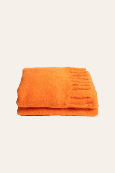 Zsa Zsa Zsu Ropar Fringed Acrylic Wool Throw Blanket