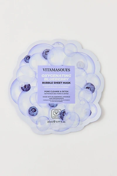 Vitamasques Oxygenating Blueberry Bubble Sheet Mask