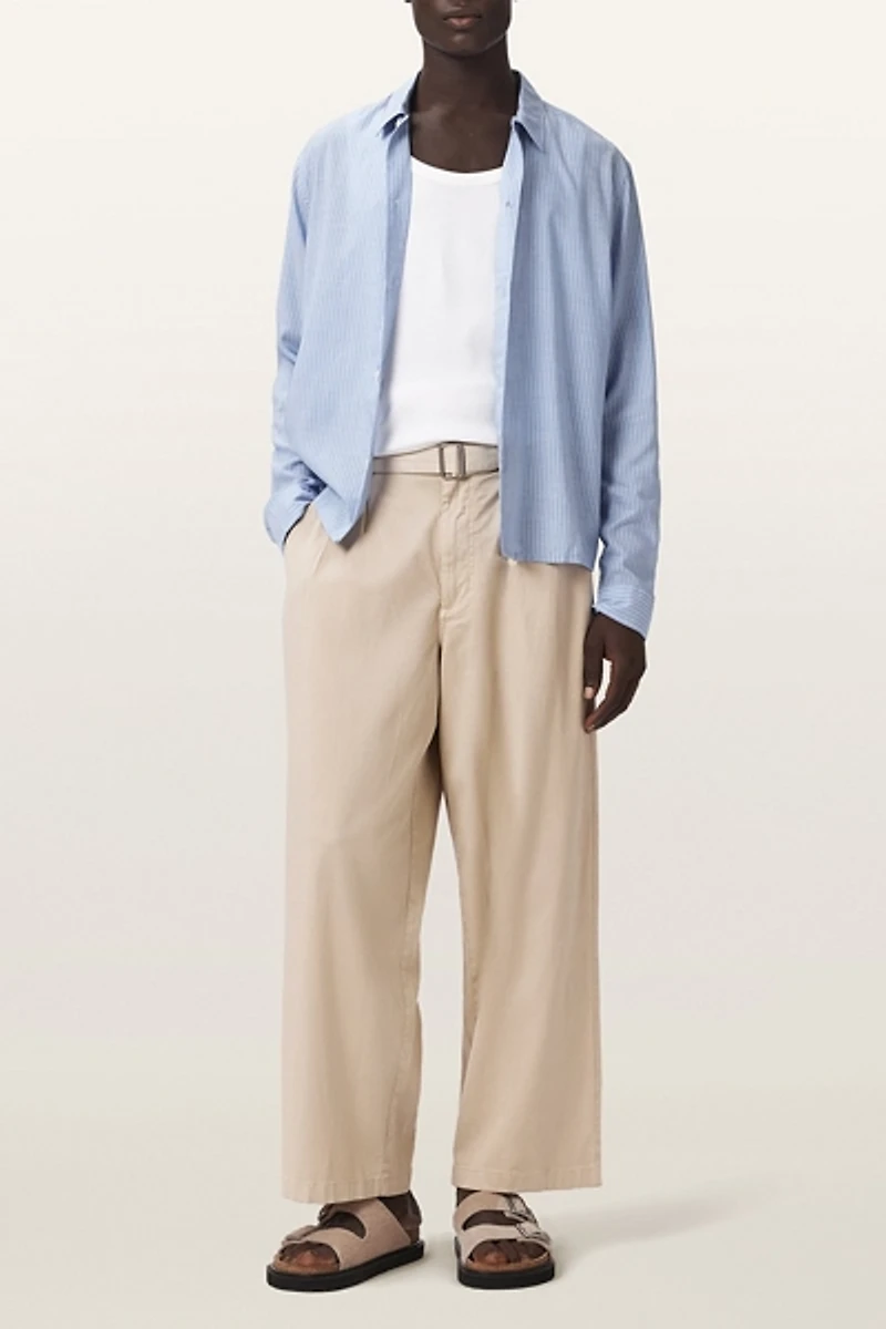 AllSaints Aldford Wide Leg Trouser Pants