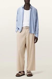 AllSaints Aldford Wide Leg Trouser Pants