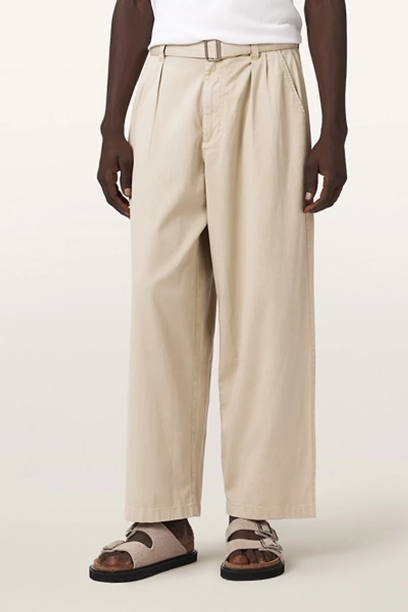 AllSaints Aldford Wide Leg Trouser Pants