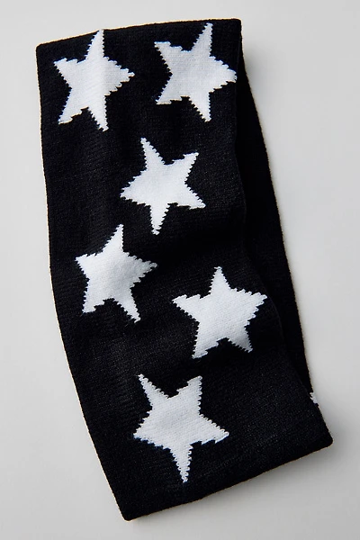 Seeing Stars Knit Wide Headwrap Headband