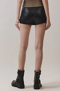 Personal Code Elle Pleather Cargo Shorts