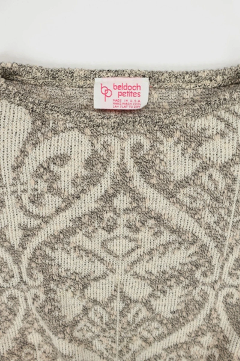Vintage Cropped Sweater