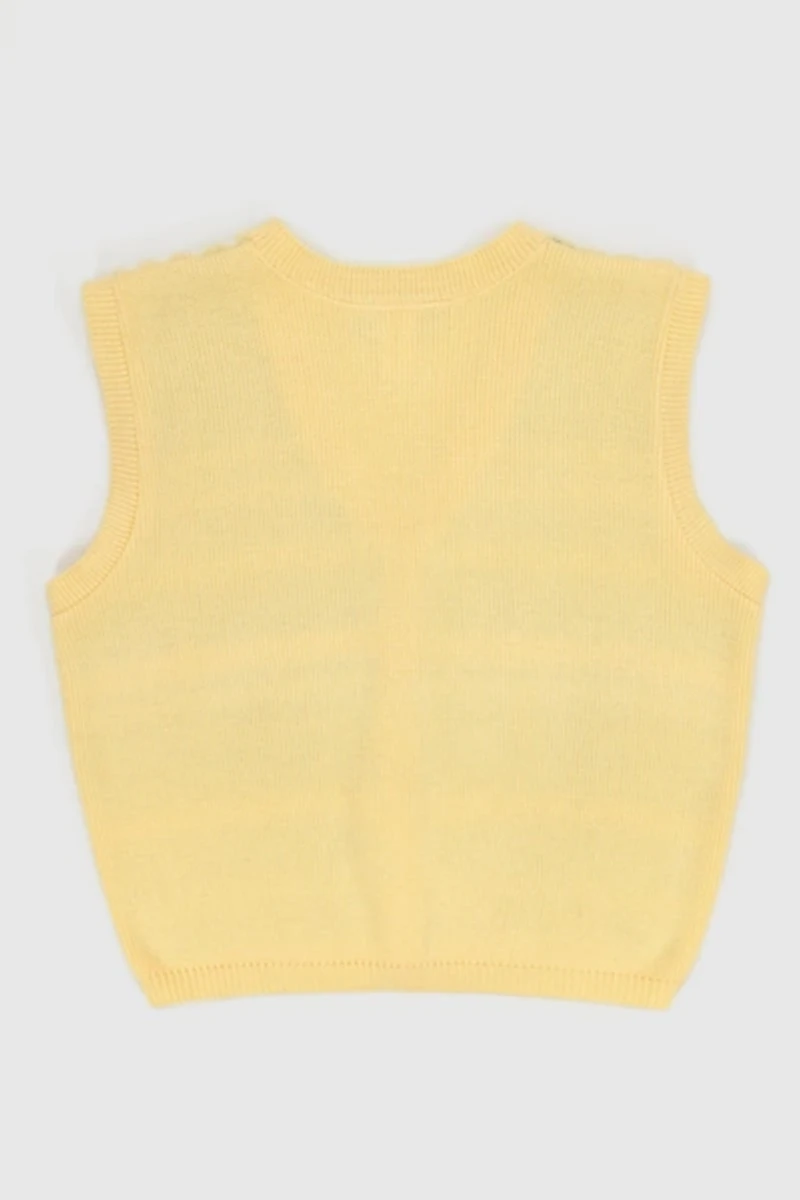 Vintage Cardigan Sweater Vest