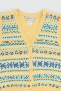 Vintage Cardigan Sweater Vest