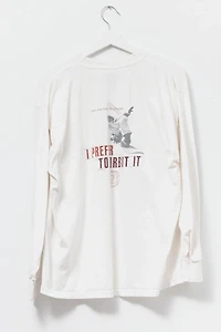 Vintage Y2K Distressed Snowboard Graphic T-Shirt