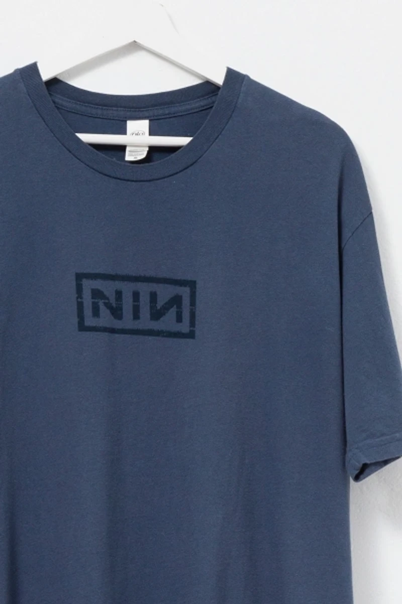 Vintage Y2K Nine Inch Nails With Teeth Tour Band T-Shirt
