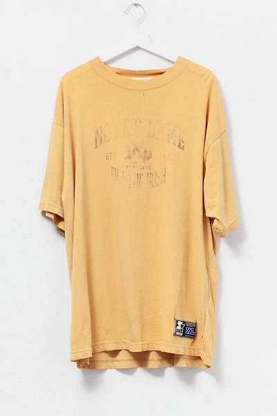 Vintage 1990s Distressed Notre Dame Starter Graphic T-Shirt