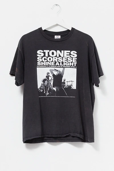Vintage Y2K The Rolling Stones Martin Scorsese Black Graphic T-Shirt