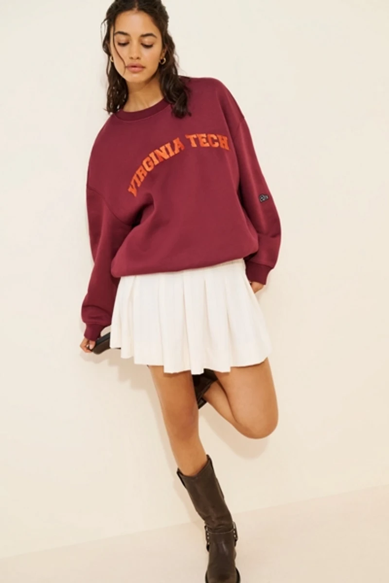 Hype and Vice Virginia Tech Offside Crewneck Sweatshirt