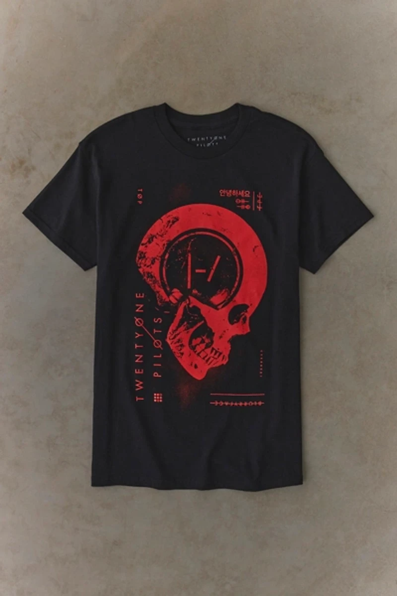 Twenty One Pilots Skull Graphic Tee