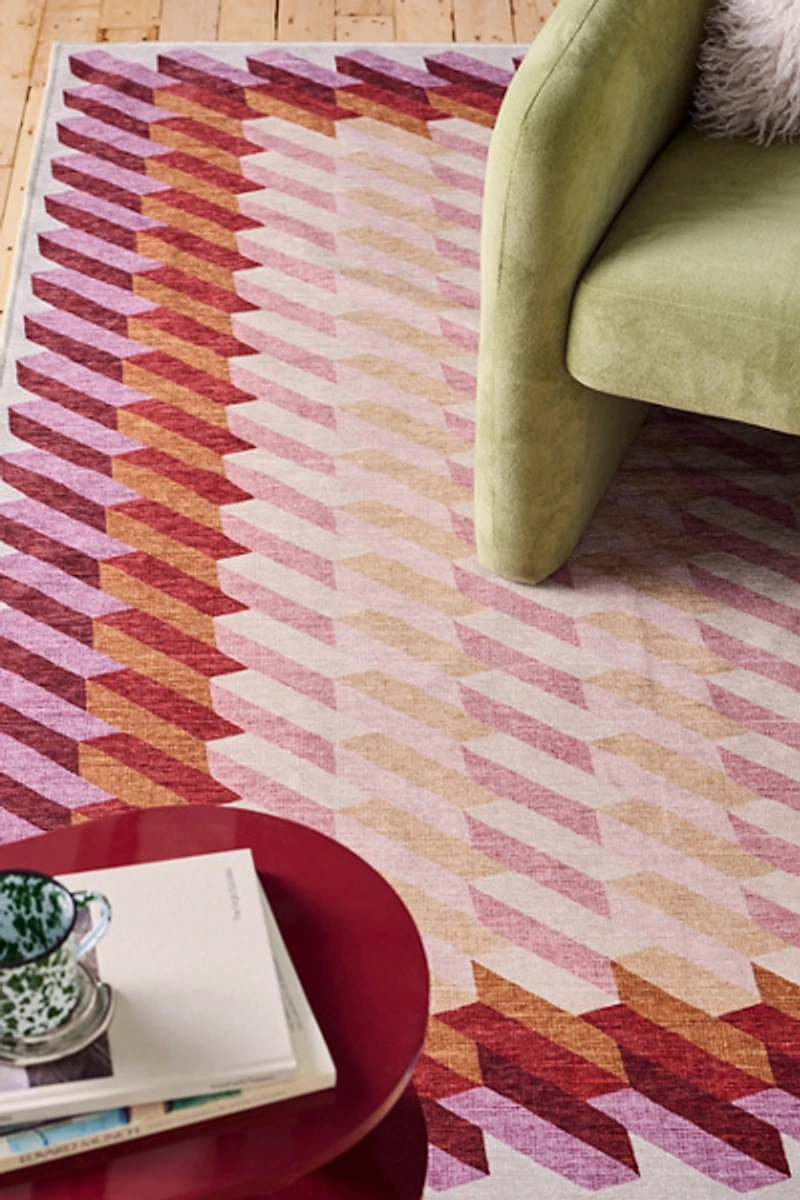 Ruggable Vic Geometric Washable Rug
