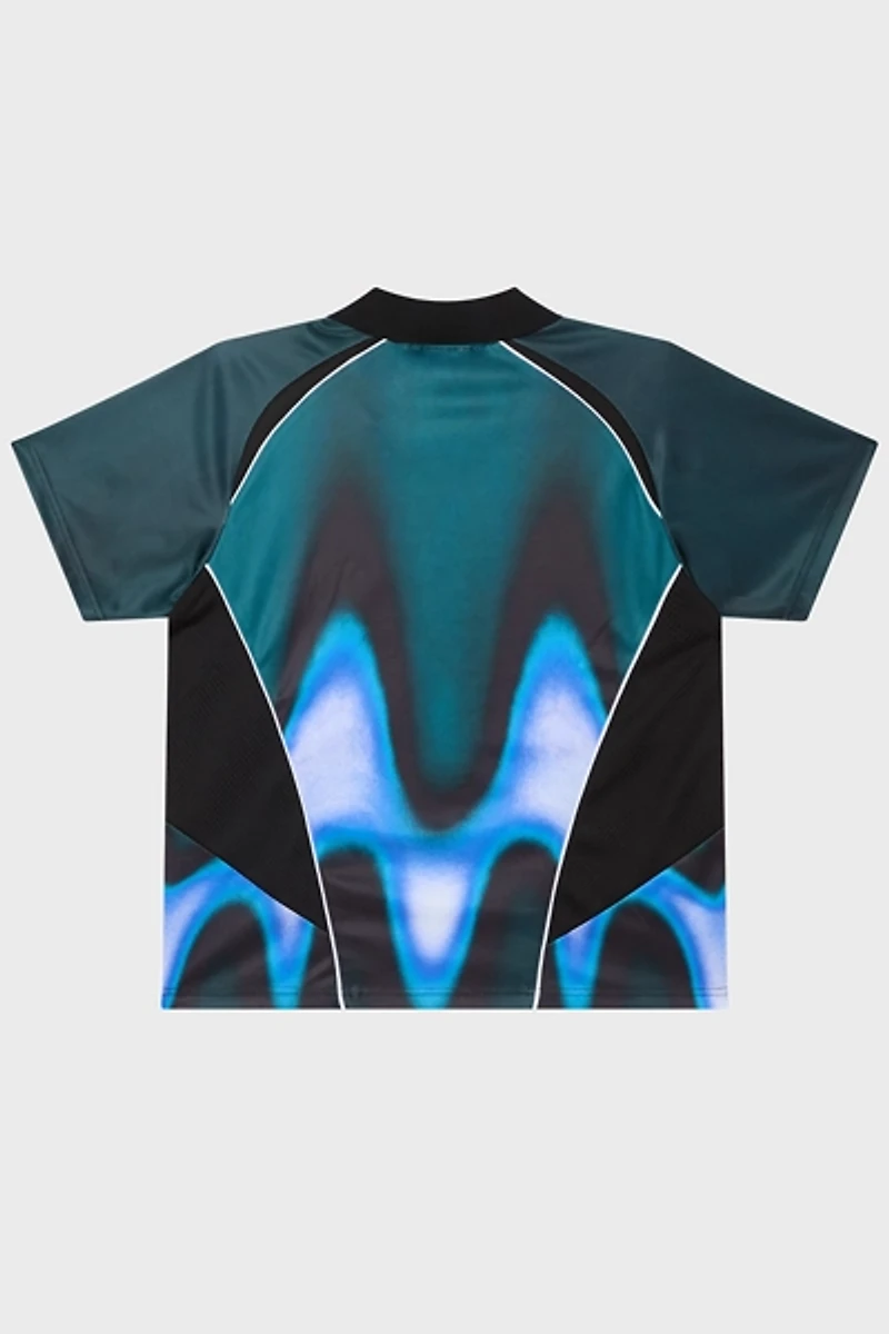 OBEY Blurred Soccer Jersey Top