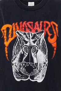 Vintage 1980s Dinosaurs Graphic Band T-Shirt