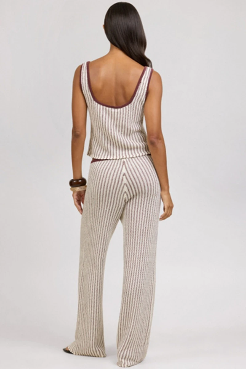 Onia Crochet Knit Drawstring Pant