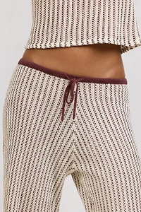 Onia Crochet Knit Drawstring Pant