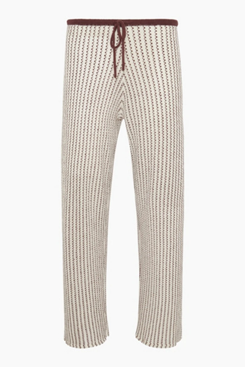Onia Crochet Knit Drawstring Pant