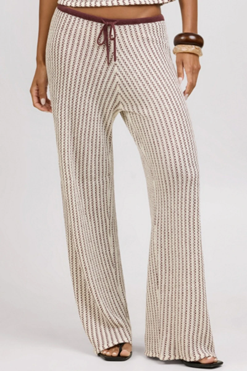 Onia Crochet Knit Drawstring Pant