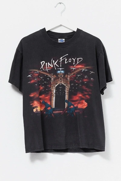 Vintage 1990s Distressed Pink Floyd The Wall Graphic Band T-Shirt