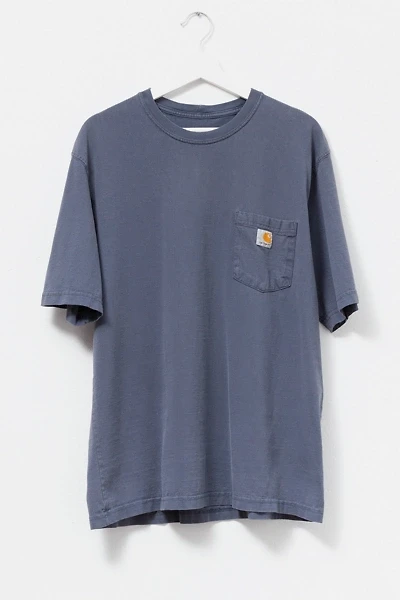 Vintage Y2K Carhartt Blue Gray Pocket T-Shirt