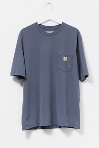 Vintage Y2K Carhartt Blue Gray Pocket T-Shirt