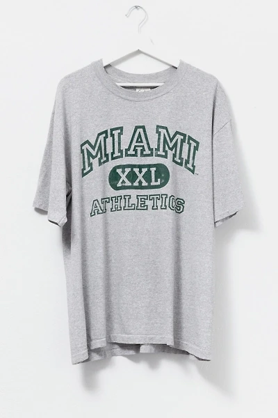 Vintage 1990s Distressed Miami Athletics Graphic T-Shirt