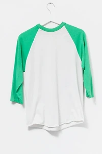 Vintage 1990s Distressed Pioneer Baseball Graphic Raglan T-Shirt