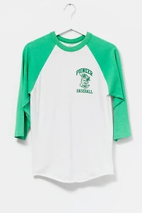 Vintage 1990s Distressed Pioneer Baseball Graphic Raglan T-Shirt