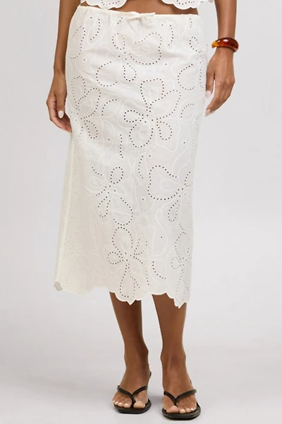 Onia Drawstring Midi Skirt
