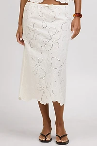 Onia Drawstring Midi Skirt
