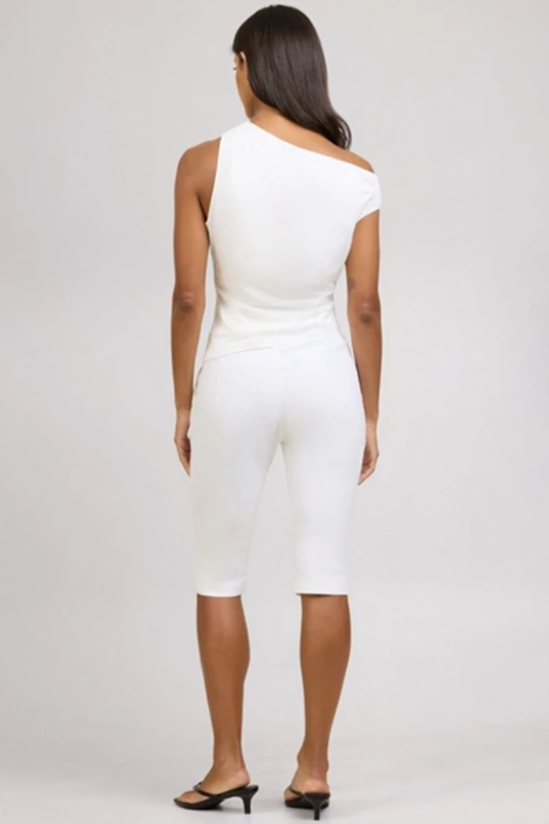 Onia Cold Shoulder Asymmetrical Top