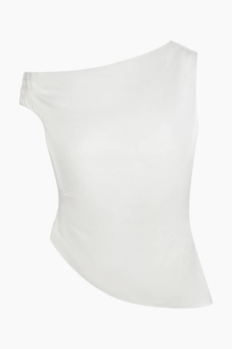 Onia Cold Shoulder Asymmetrical Top
