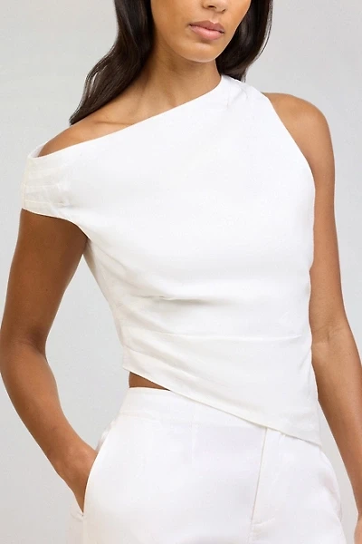 Onia Cold Shoulder Asymmetrical Top