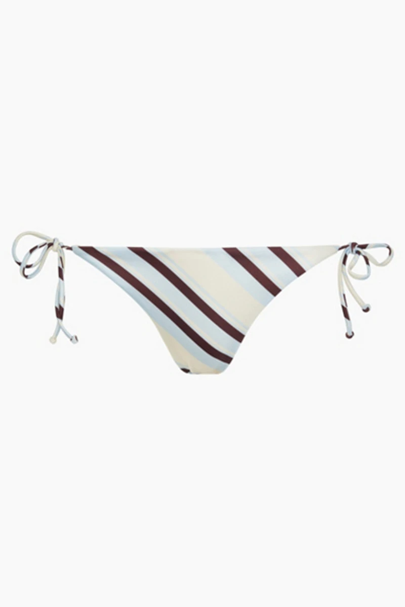 Onia Striped Kate String Bikini Bottom