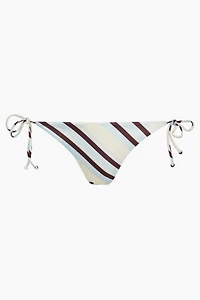 Onia Striped Kate String Bikini Bottom