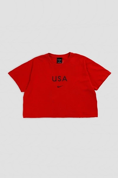 Frankie Collective Rework Crop USA Soccer Tee