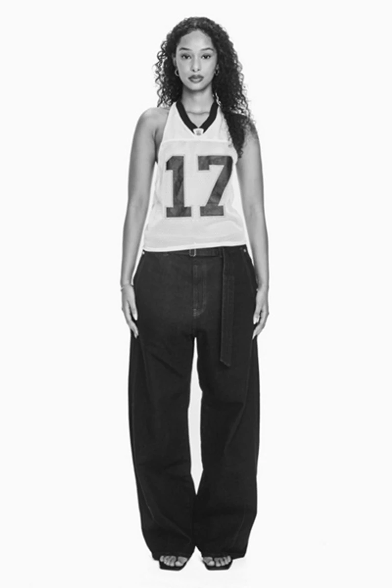 Frankie Collective Rework China Soccer Jersey Halter Top